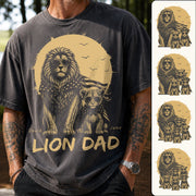 Custom Lion Dad The Man The Myth The Legend Shirt, Gift For Dad L0411 Hv01