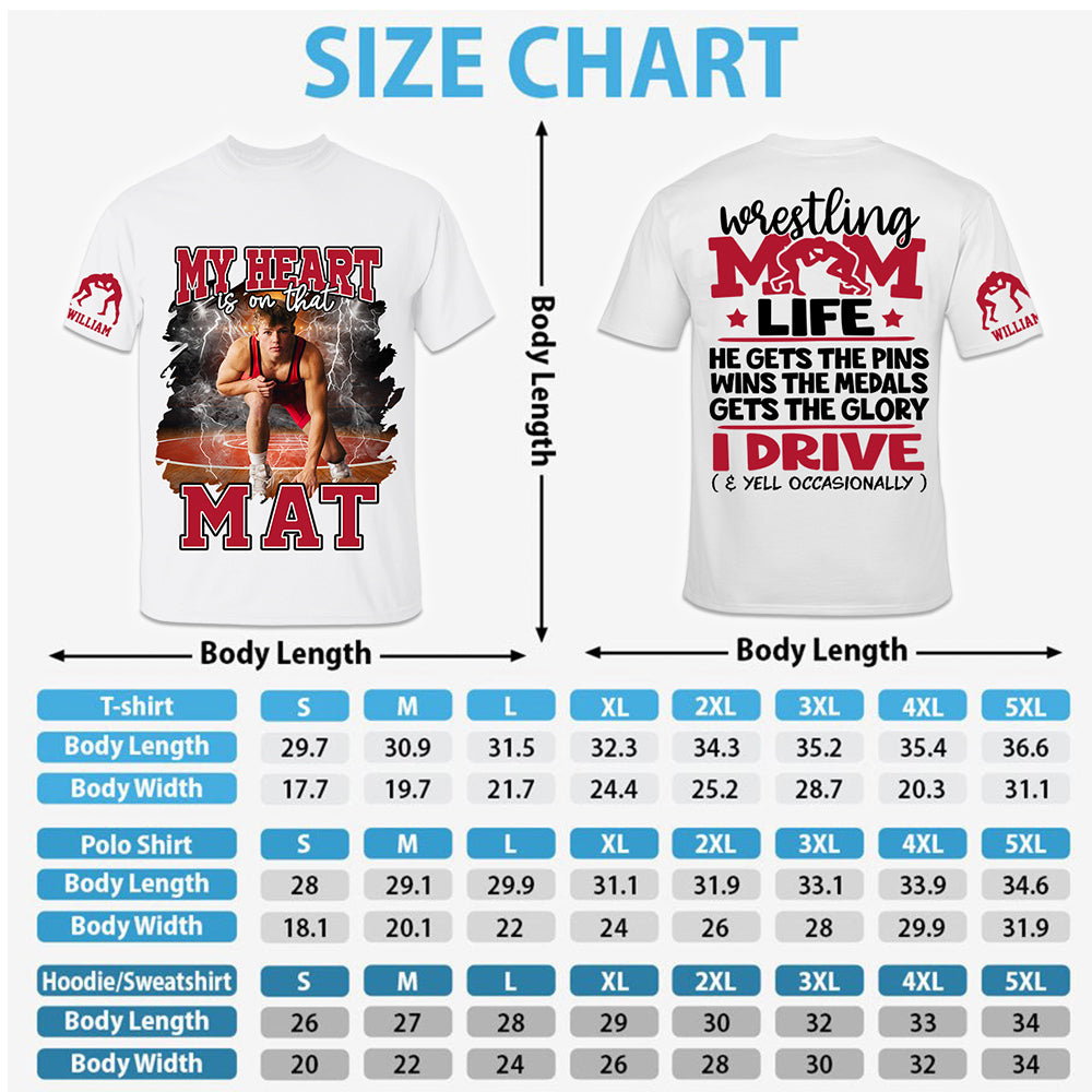 Wrestling Mom Life - Personalized Shirt For Wrestling Family NA04 Li29