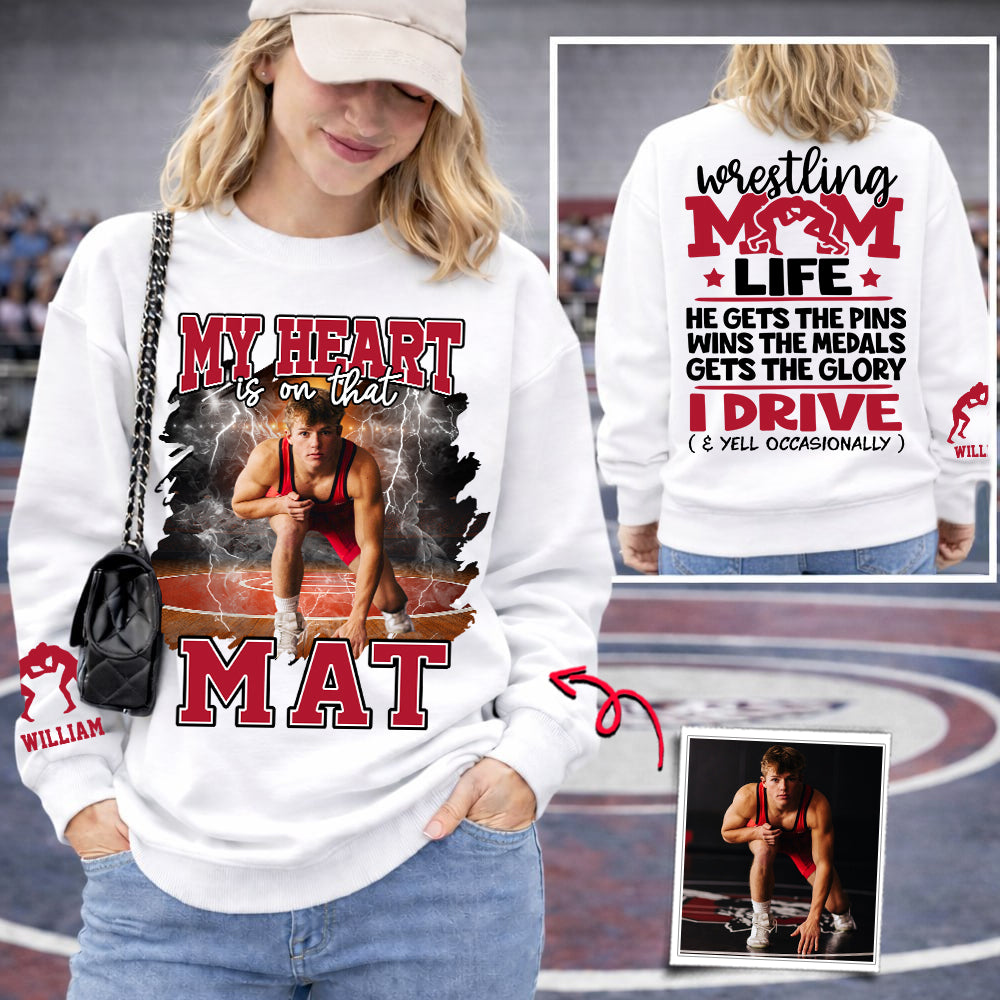 Wrestling Mom Life - Personalized Shirt For Wrestling Family NA04 Li29