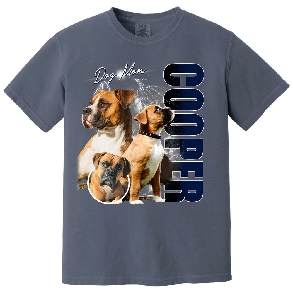 Custom Photo Dog Shirt - Personalized Dog Bootleg Shirt Vrs6 A2110