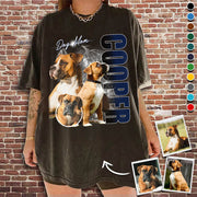 Custom Photo Dog Shirt - Personalized Dog Bootleg Shirt Vrs6 A2110
