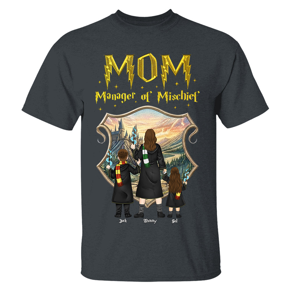 Customized Manager Of Mischief Mom Shirt, Gift For Mother's Day L0411