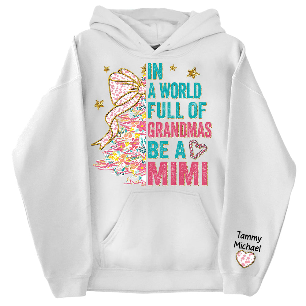 Pink Trend Gigi Claus Custom Sweatshirt - Best Family Christmas Gift for Grandma Nh00
