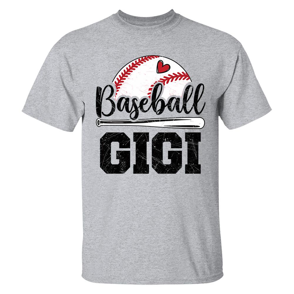 Personalized Baseball Gigi, Baseball Grandma Shirt For Grandma Hv01