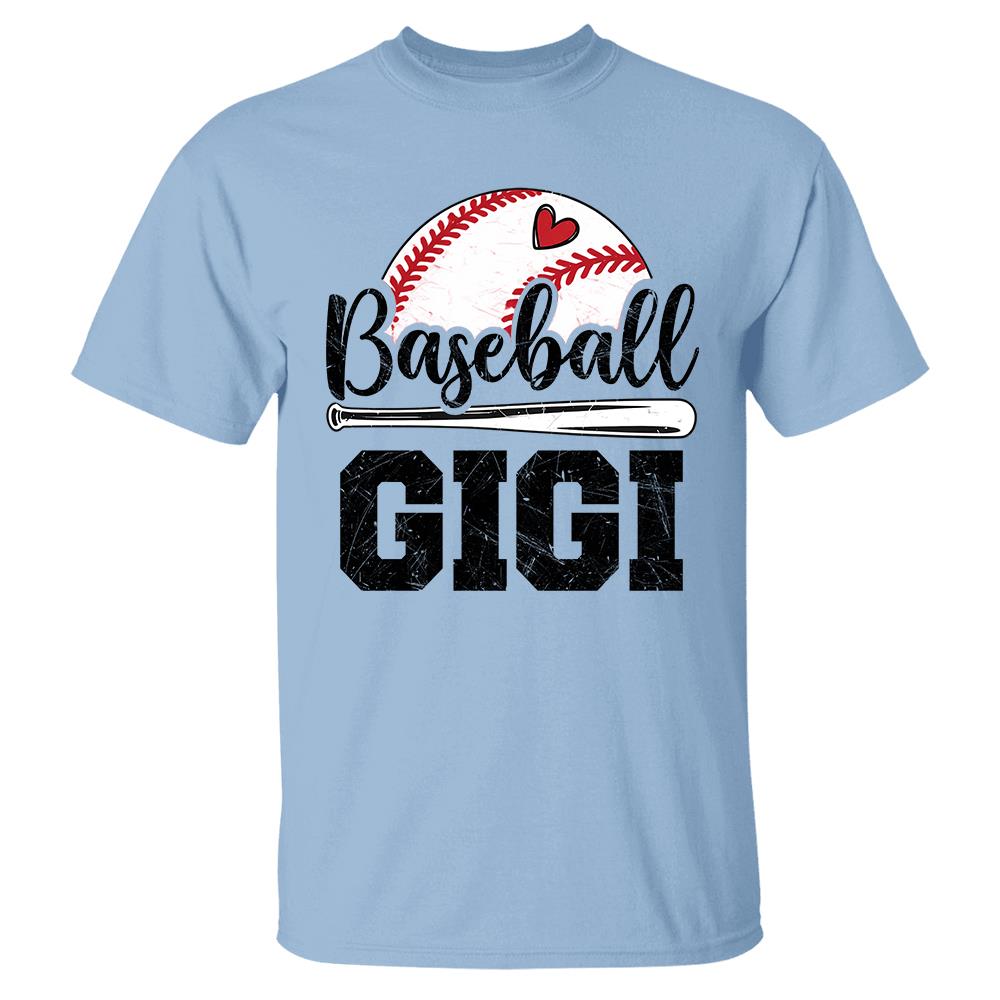 Personalized Baseball Gigi, Baseball Grandma Shirt For Grandma Hv01