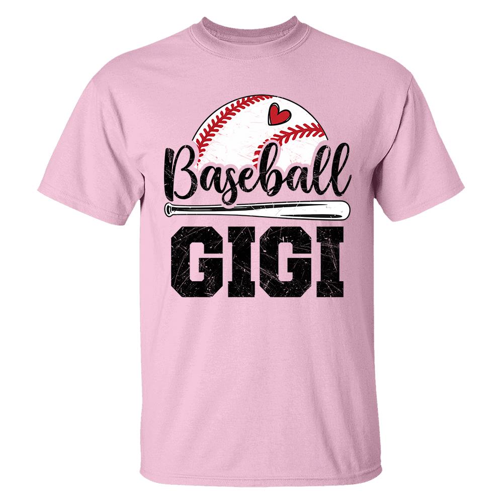 Personalized Baseball Gigi, Baseball Grandma Shirt For Grandma Hv01