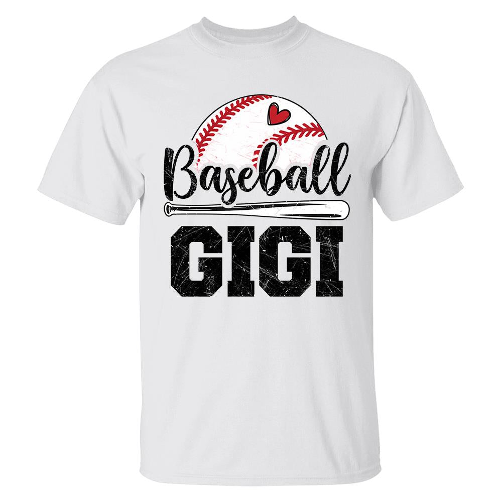 Personalized Baseball Gigi, Baseball Grandma Shirt For Grandma Hv01
