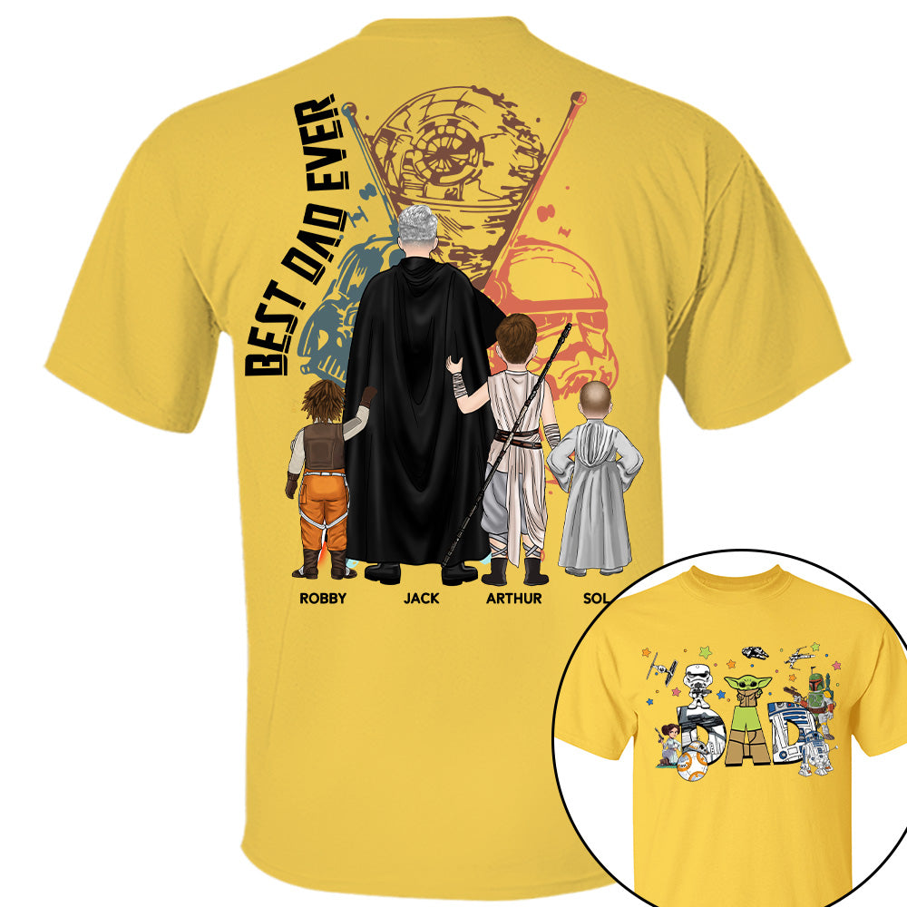 Best Dad Ever - I Am Their Father Personalized Shirt Gift For Dad - Custom Father's Day Gift 2026 T24