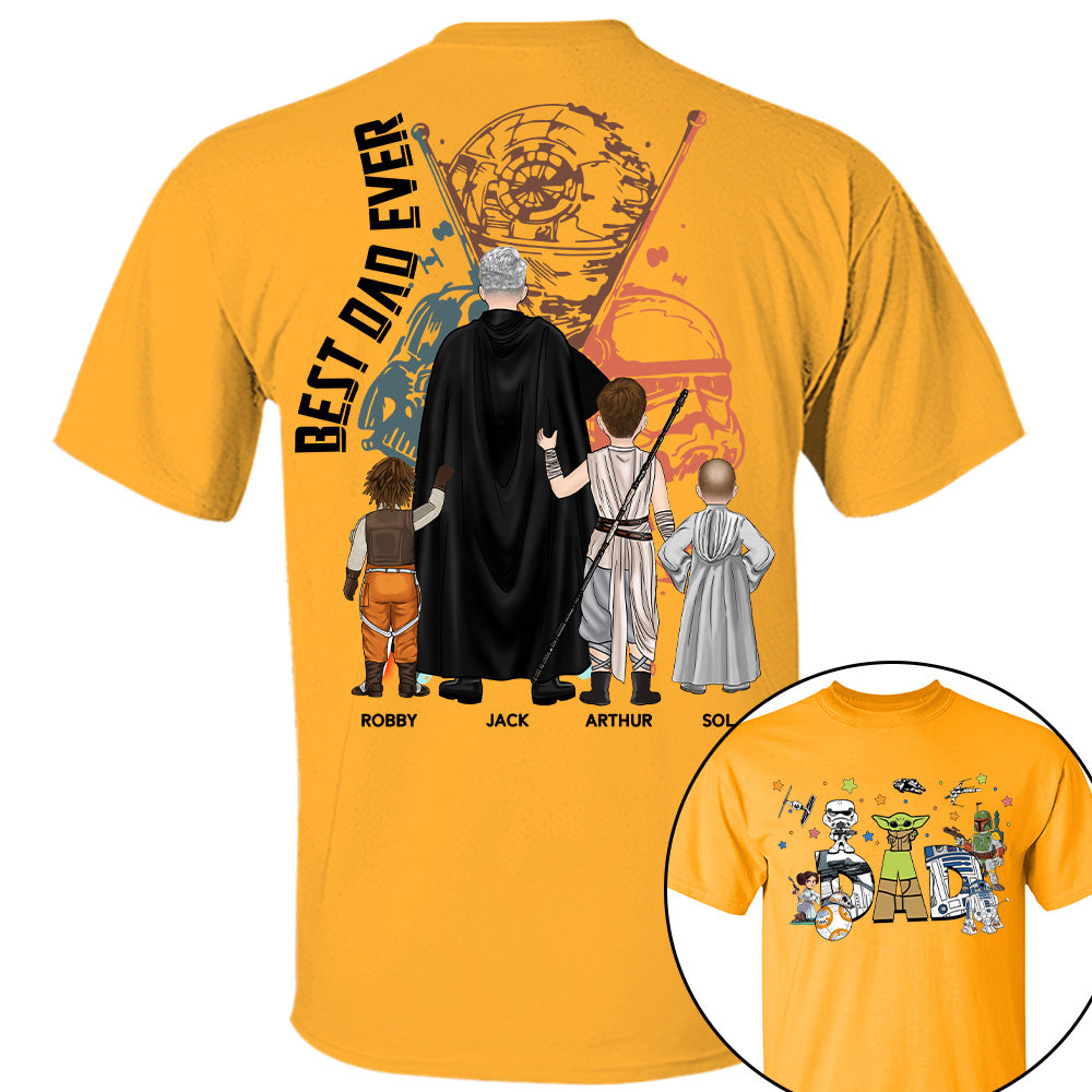 Best Dad Ever - I Am Their Father Personalized Shirt Gift For Dad - Custom Father's Day Gift 2026 T24