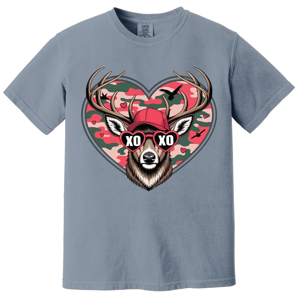 Personalized Retro Valentines Hunting Shirt, Deer Hunter Valentine Shirt Gift T24