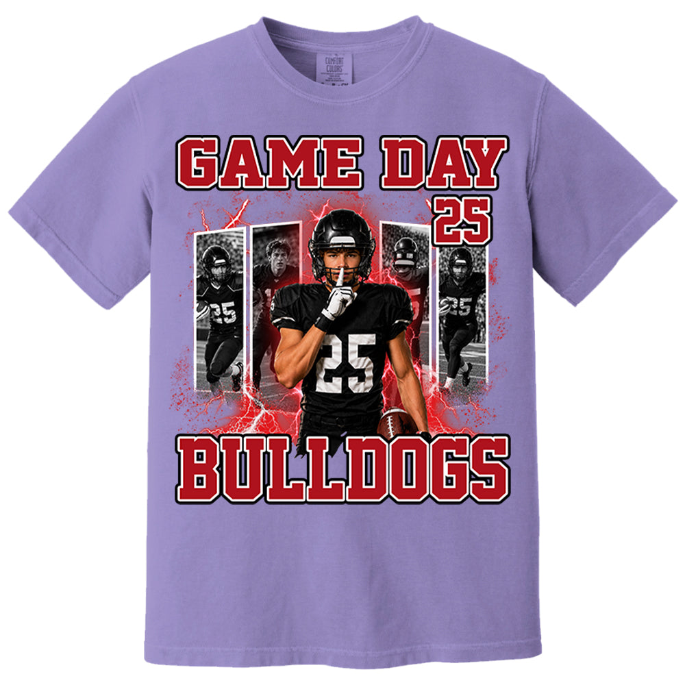 Custom Photo Football Game Day Shirt  Football Mom Shirt L0411 Nh00