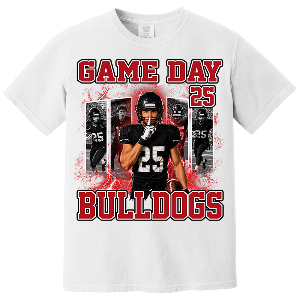 Custom Photo Football Game Day Shirt  Football Mom Shirt L0411 Nh00