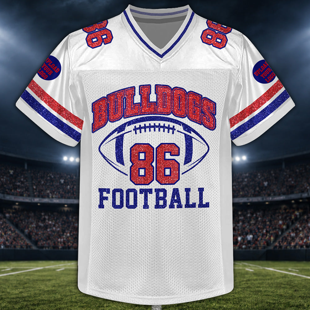 Personalized Football Mom Jersey Custom Photo Football Player - Sport Loving Family Gifts K1702 MT2