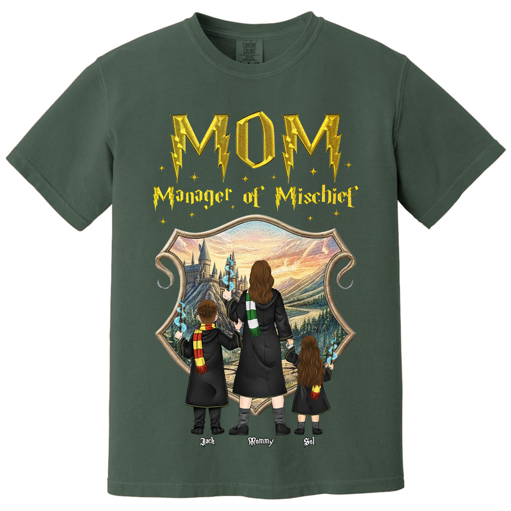 Customized Manager Of Mischief Mom Shirt, Gift For Mother's Day L0411
