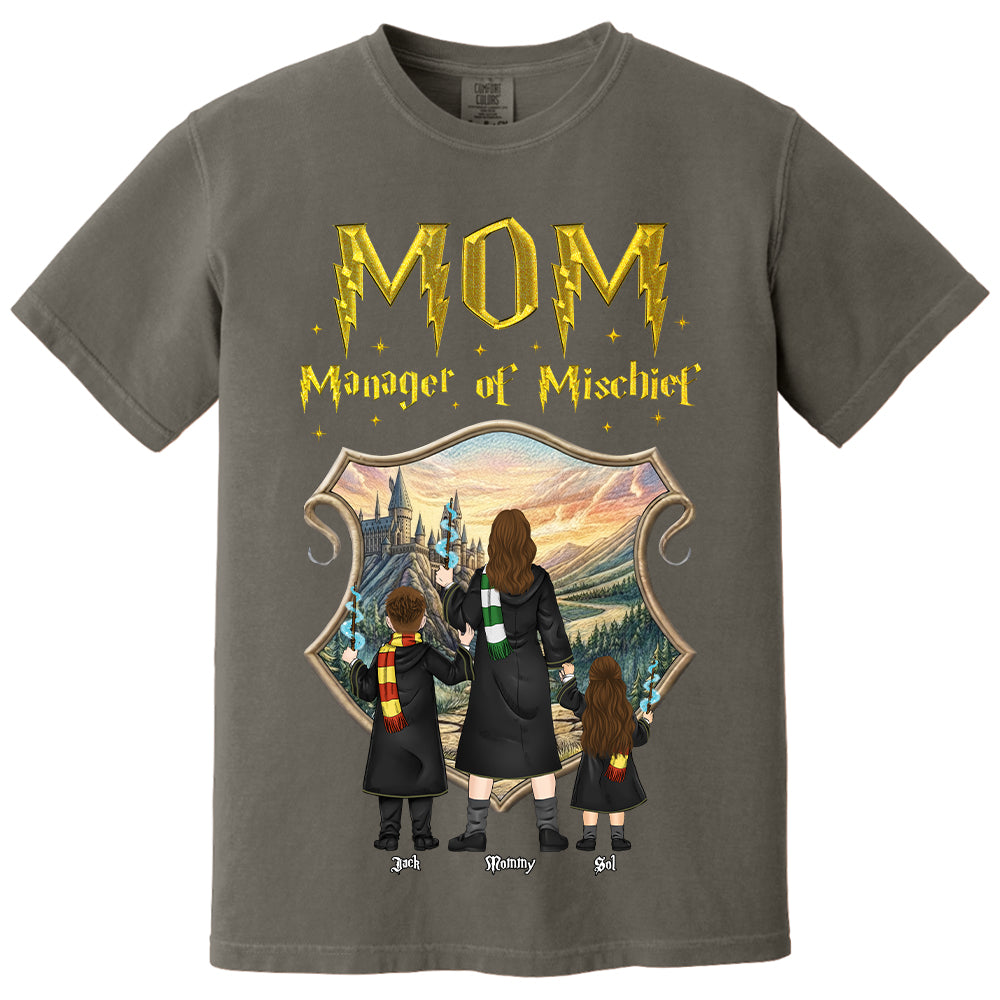 Customized Manager Of Mischief Mom Shirt, Gift For Mother's Day L0411