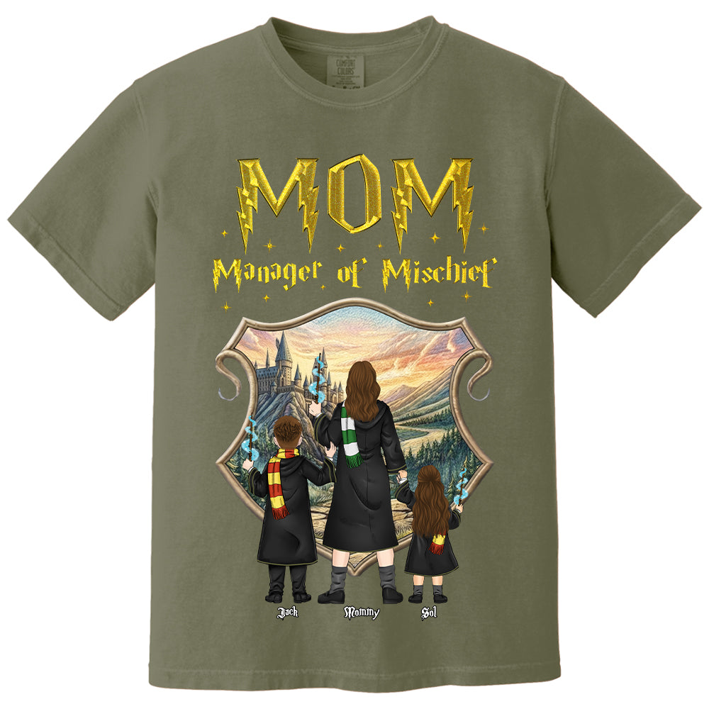 Customized Manager Of Mischief Mom Shirt, Gift For Mother's Day L0411
