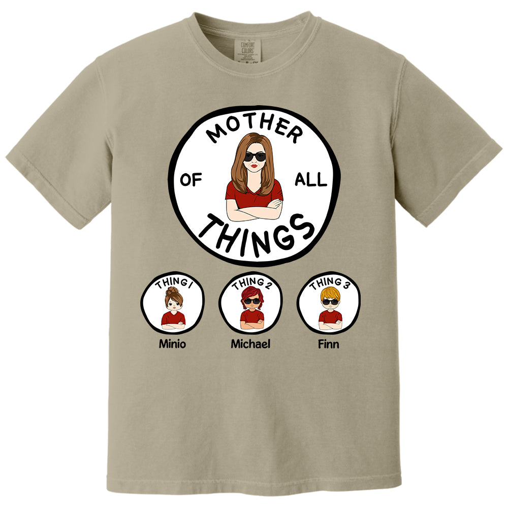 Grandma Of All Things Personalized Shirt - Mother's Day, Birthday Gift For Mom Li29