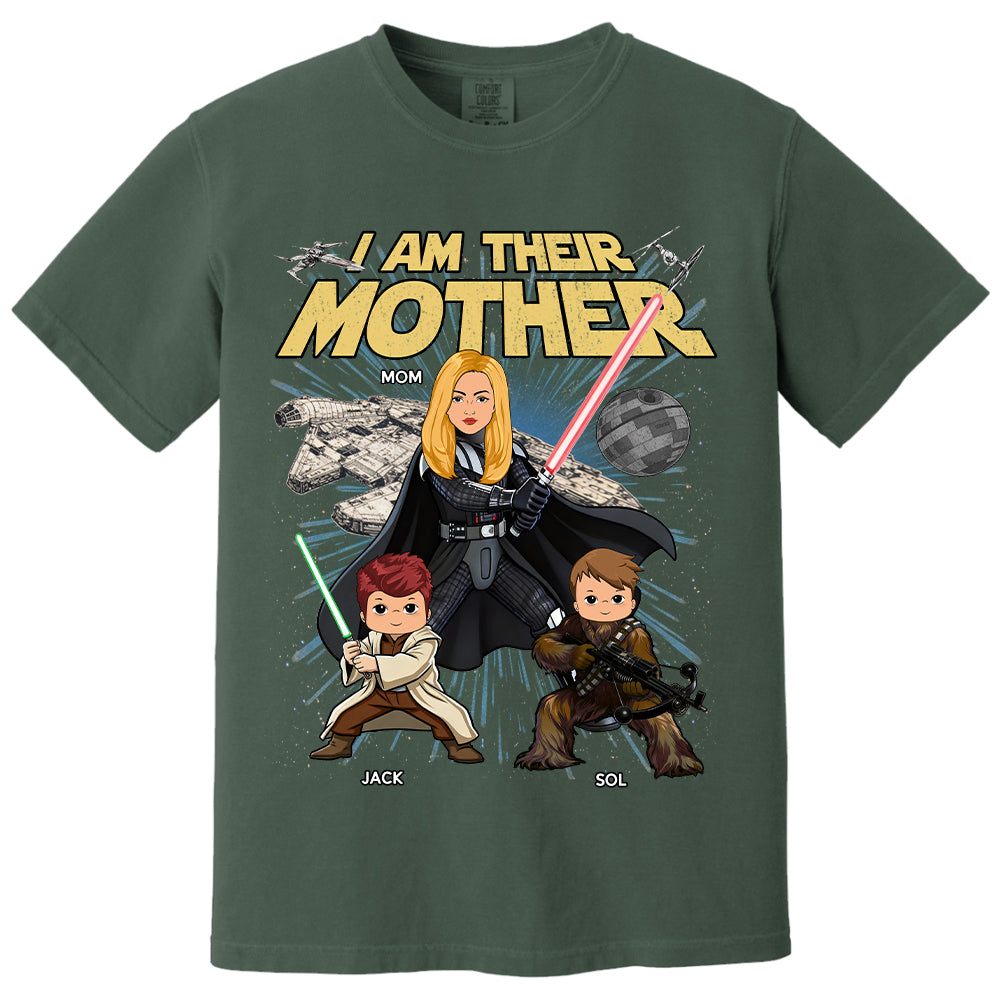 I Am Their Mother Personalized Vintage Style Shirt For Mom - Mother's Day Gift T1807 T24