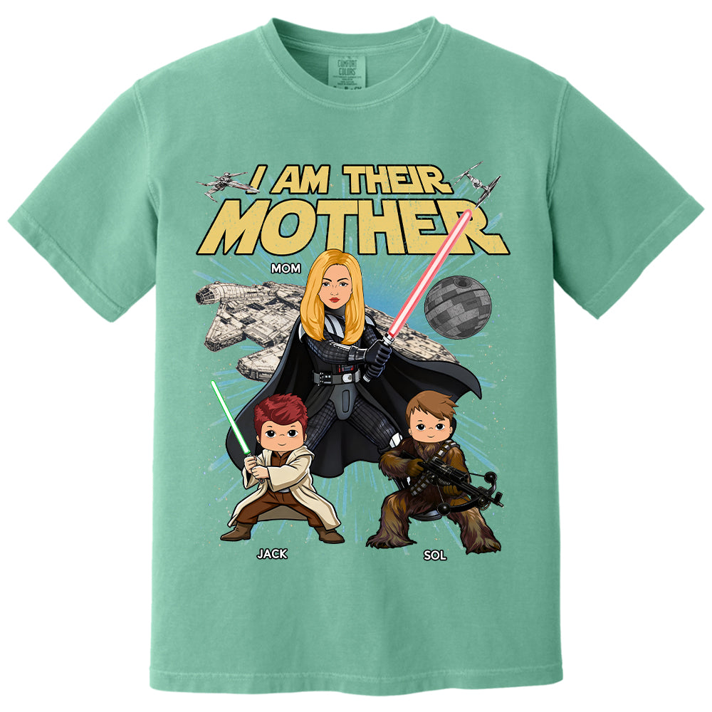 I Am Their Mother Personalized Vintage Style Shirt For Mom - Mother's Day Gift T1807 T24