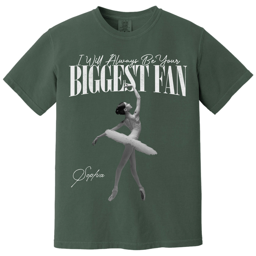 My Heart Is On That Stage - Washed Tee Retro Bootleg Shirt For Dance, Ballet Family A2110