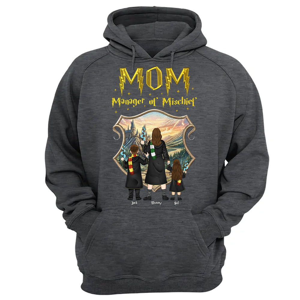 Customized Manager Of Mischief Mom Shirt, Gift For Mother's Day L0411