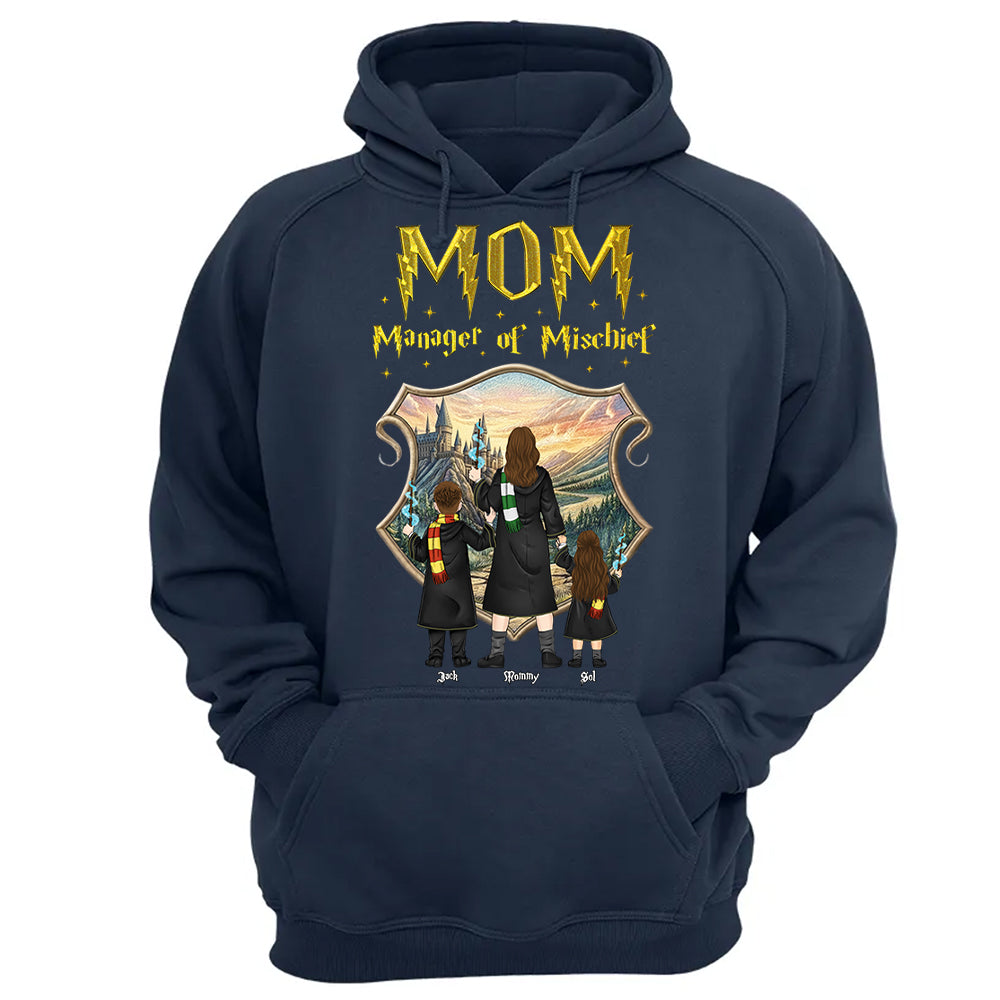 Customized Manager Of Mischief Mom Shirt, Gift For Mother's Day L0411