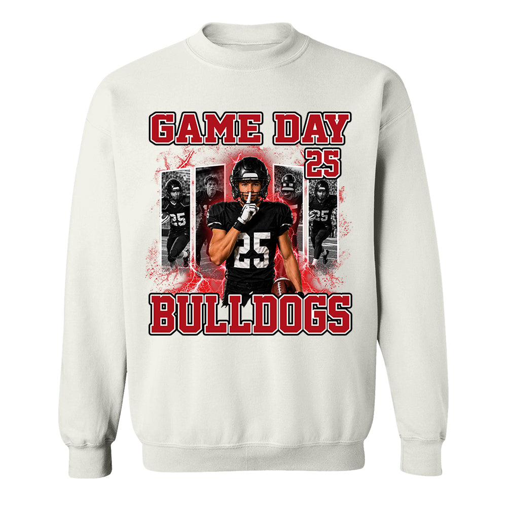 Custom Photo Football Game Day Shirt  Football Mom Shirt L0411 Nh00