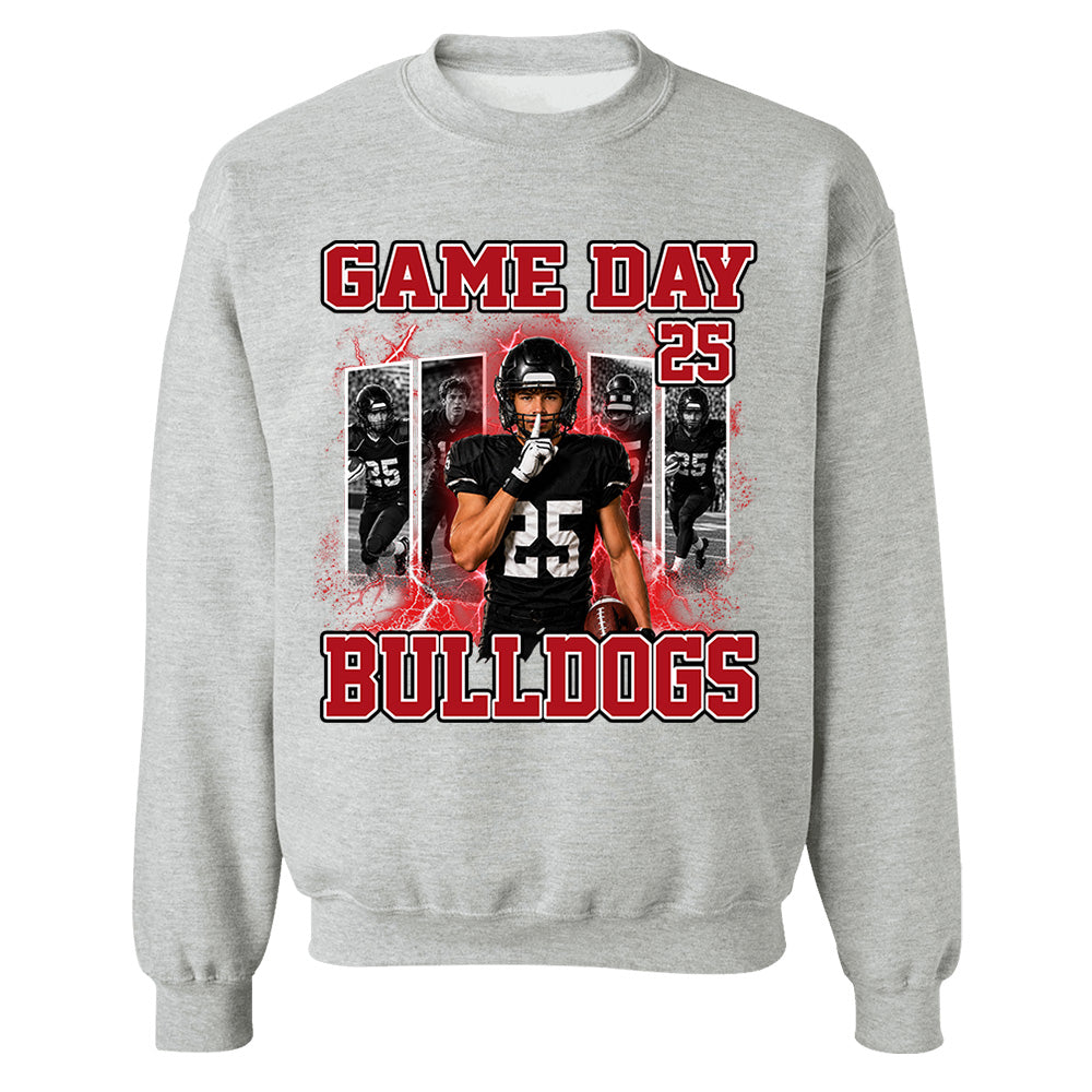 Custom Photo Football Game Day Shirt  Football Mom Shirt L0411 Nh00