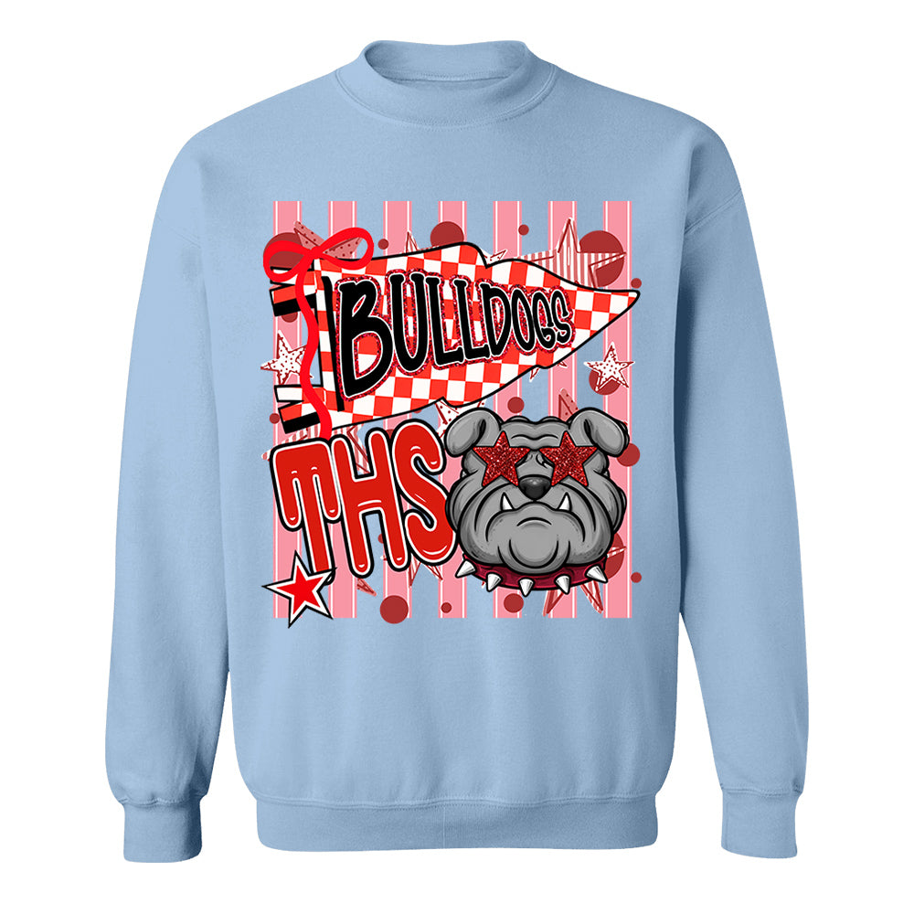 Custom Cheer Team Mascot, Mascot Neon Striped Shirt L0411 Nh00