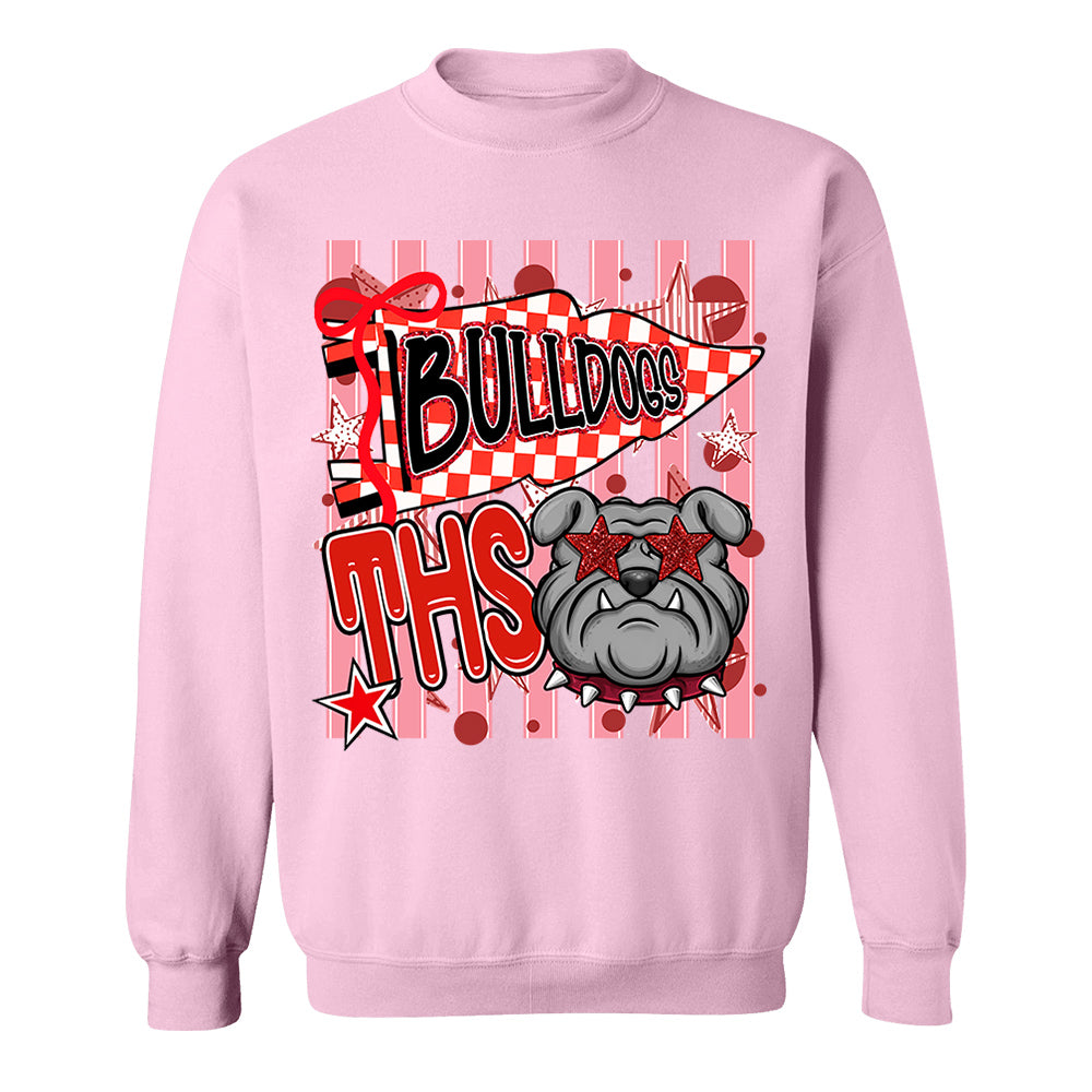 Custom Cheer Team Mascot, Mascot Neon Striped Shirt L0411 Nh00