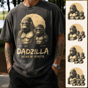 Custom Dadzilla Father Of Monster Shirt Father Day Gifts For Dad L0411 Pt99