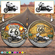 Celebrate 100 Years of Road Route 66 - Custom Vehicle's Photo Commemorative Coin A2110 Pt99