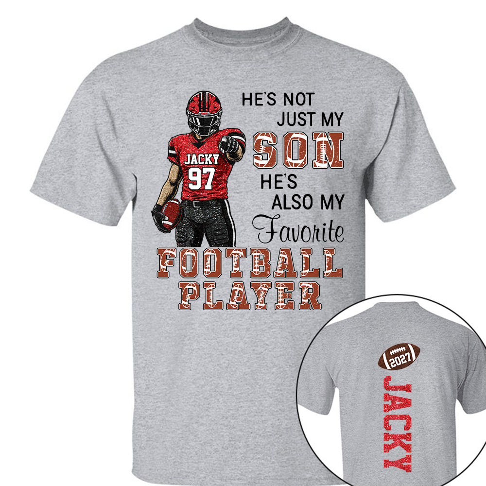 Custom Player Football Shirt, , Football Mom, High School L0411 T24