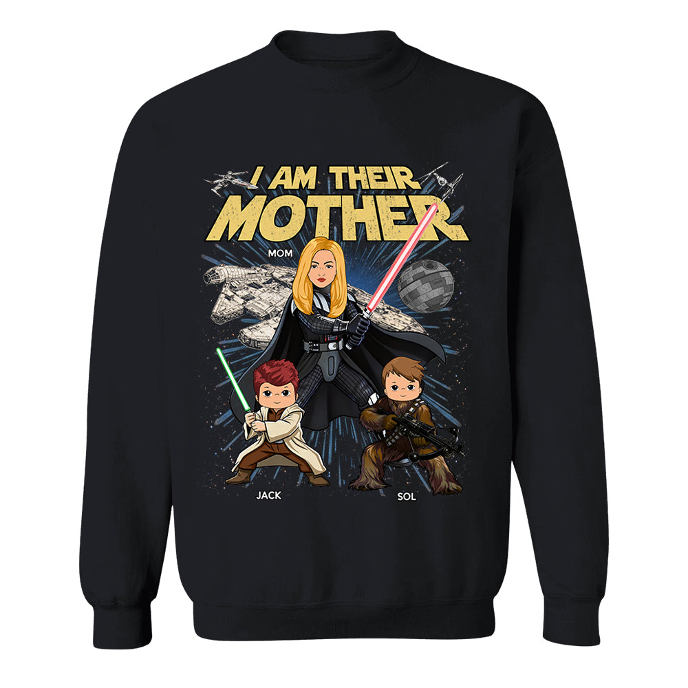 I Am Their Mother Personalized Vintage Style Shirt For Mom - Mother's Day Gift T1807 T24