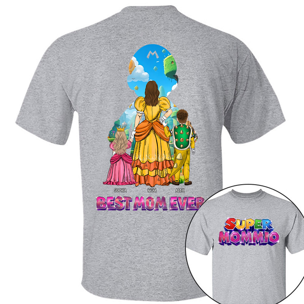 Personalized Best Mom Ever Shirt, Gift For Mommio,  Mother's Day L0411
