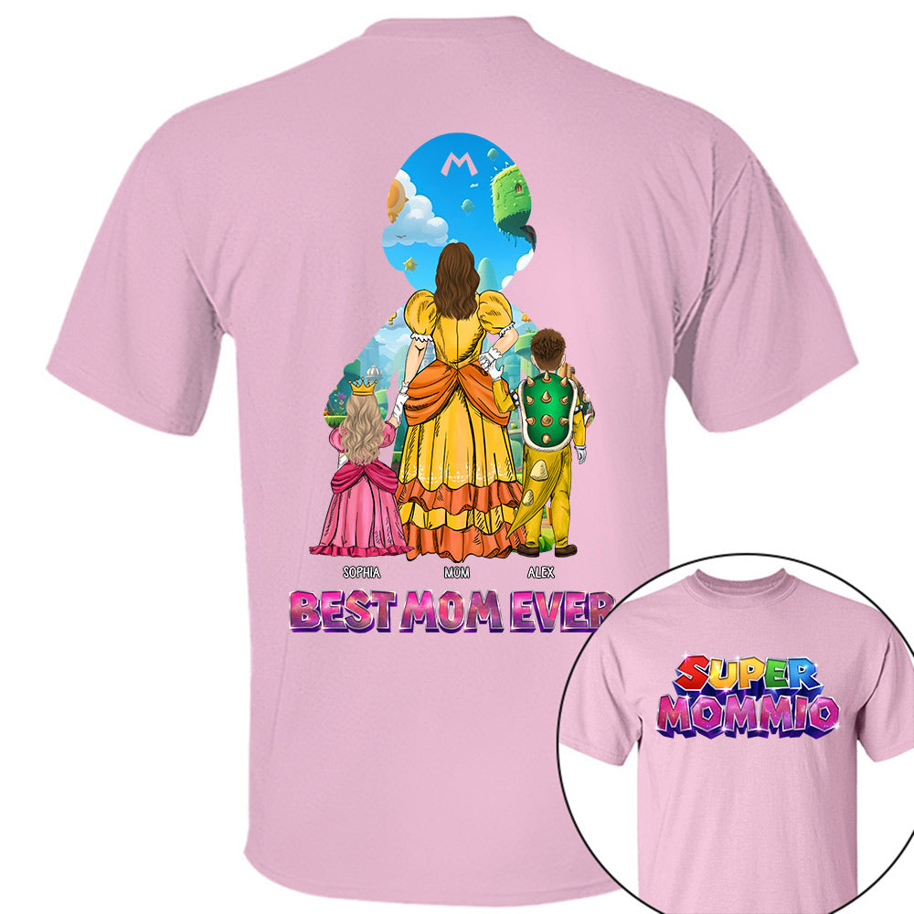 Personalized Best Mom Ever Shirt, Gift For Mommio,  Mother's Day L0411
