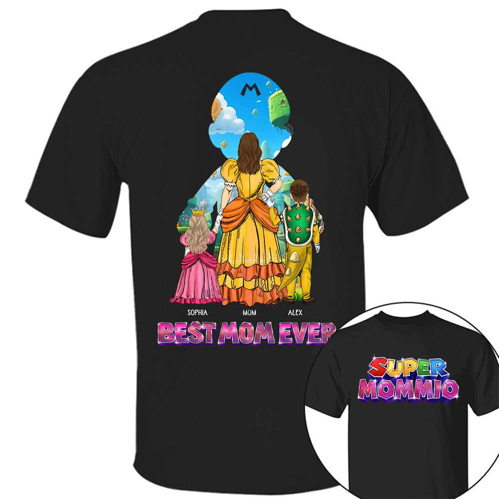 Personalized Best Mom Ever Shirt, Gift For Mommio,  Mother's Day L0411