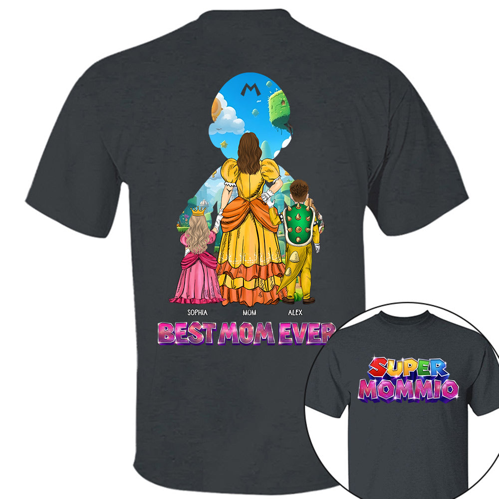 Personalized Best Mom Ever Shirt, Gift For Mommio,  Mother's Day L0411