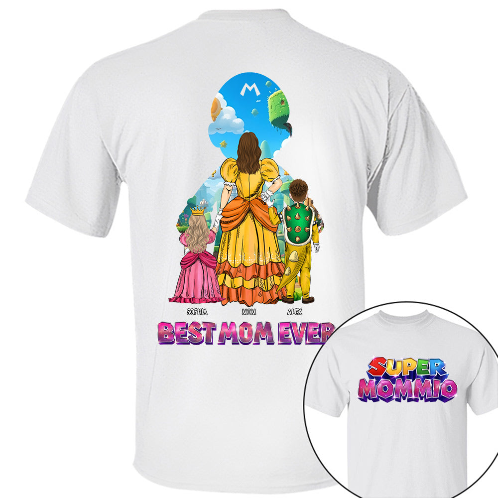 Personalized Best Mom Ever Shirt, Gift For Mommio,  Mother's Day L0411