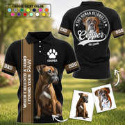 This Human Belongs To, Personalized Dog Dad Dog Mom Shirt, Custom Photo Gift For Dog Lovers T1807 Hv01