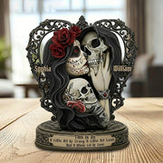 This Is Us Personalized Skull Acrylic Plaque Gift For Couple Li29