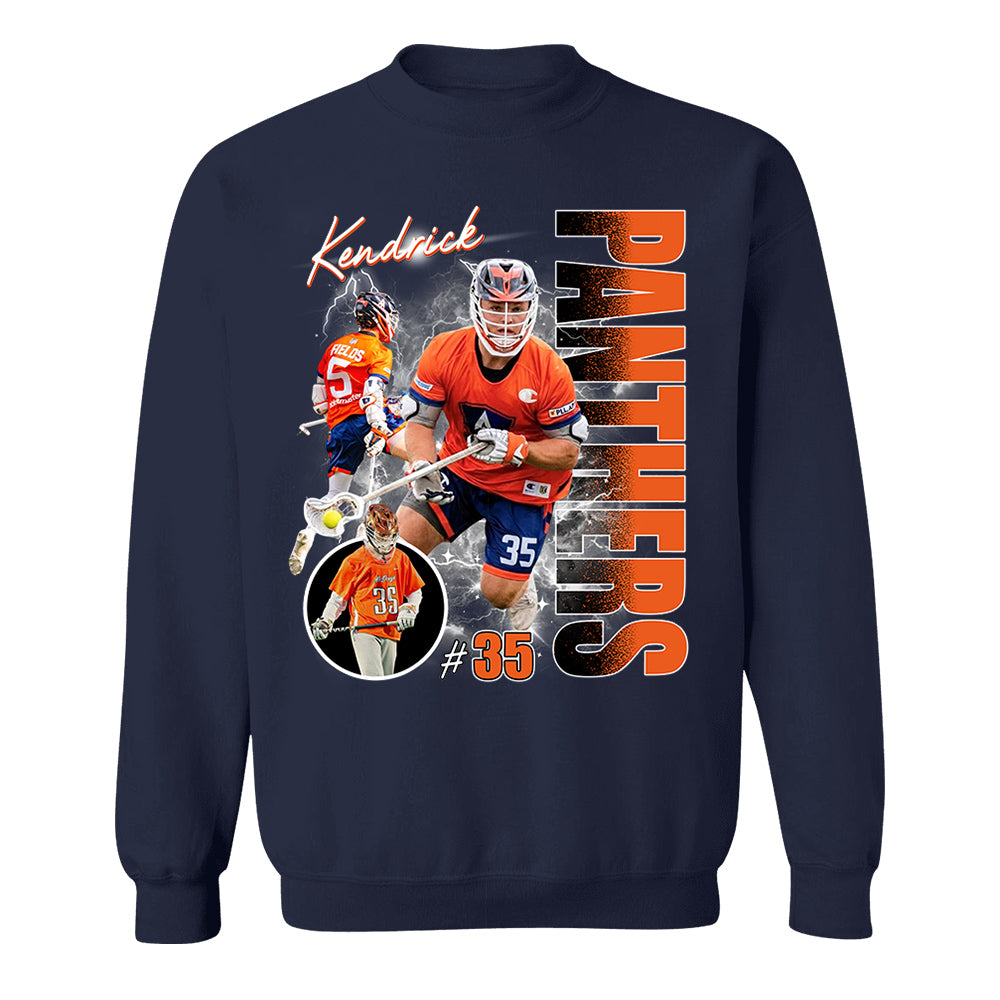 Custom Photo Lacrosse Player Shirt - Personalized Team Name School Name Bootleg Shirt Na02 Do99
