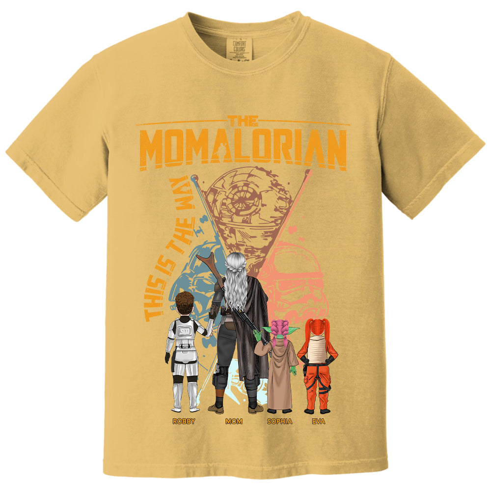 The Momalorian This Is The Way - Personalized Shirt For Mom - Mother's Day Gift 2026 Vrs2 T1807 T24