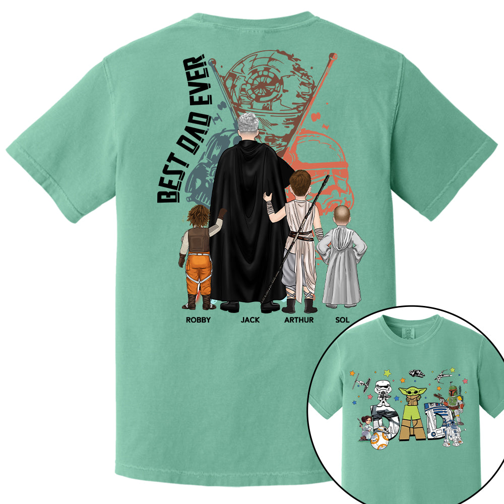 Best Dad Ever - I Am Their Father Personalized Shirt Gift For Dad - Custom Father's Day Gift 2026 T24