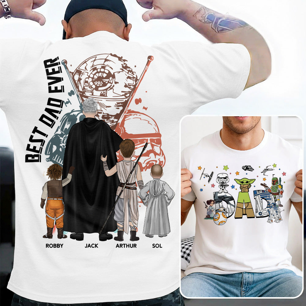 Best Dad Ever - I Am Their Father Personalized Shirt Gift For Dad - Custom Father's Day Gift 2026 T24