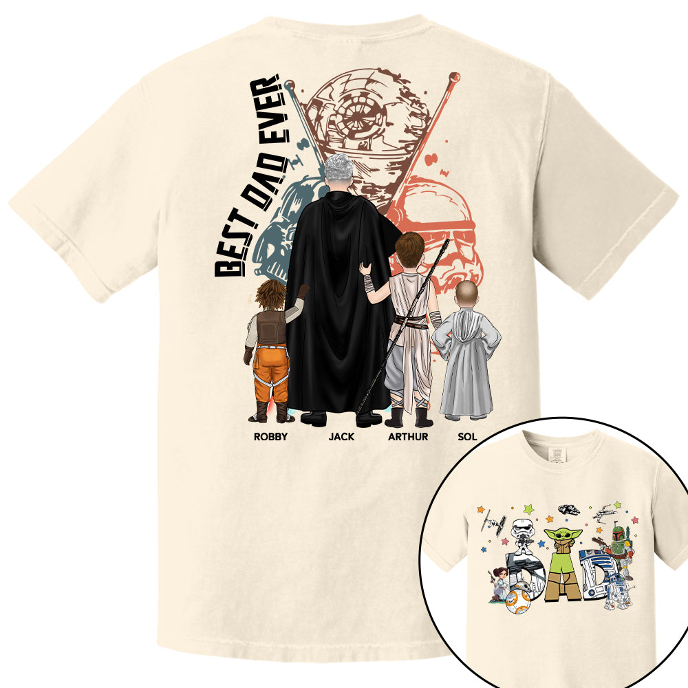 Best Dad Ever - I Am Their Father Personalized Shirt Gift For Dad - Custom Father's Day Gift 2026 T24