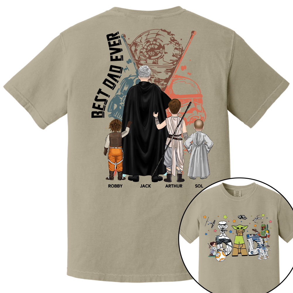 Best Dad Ever - I Am Their Father Personalized Shirt Gift For Dad - Custom Father's Day Gift 2026 T24