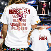 That's My Girl -Custom Photo Gymnast Shirt - Gymnastics Mom, Dad, Family Shirt Vrs2 A2110