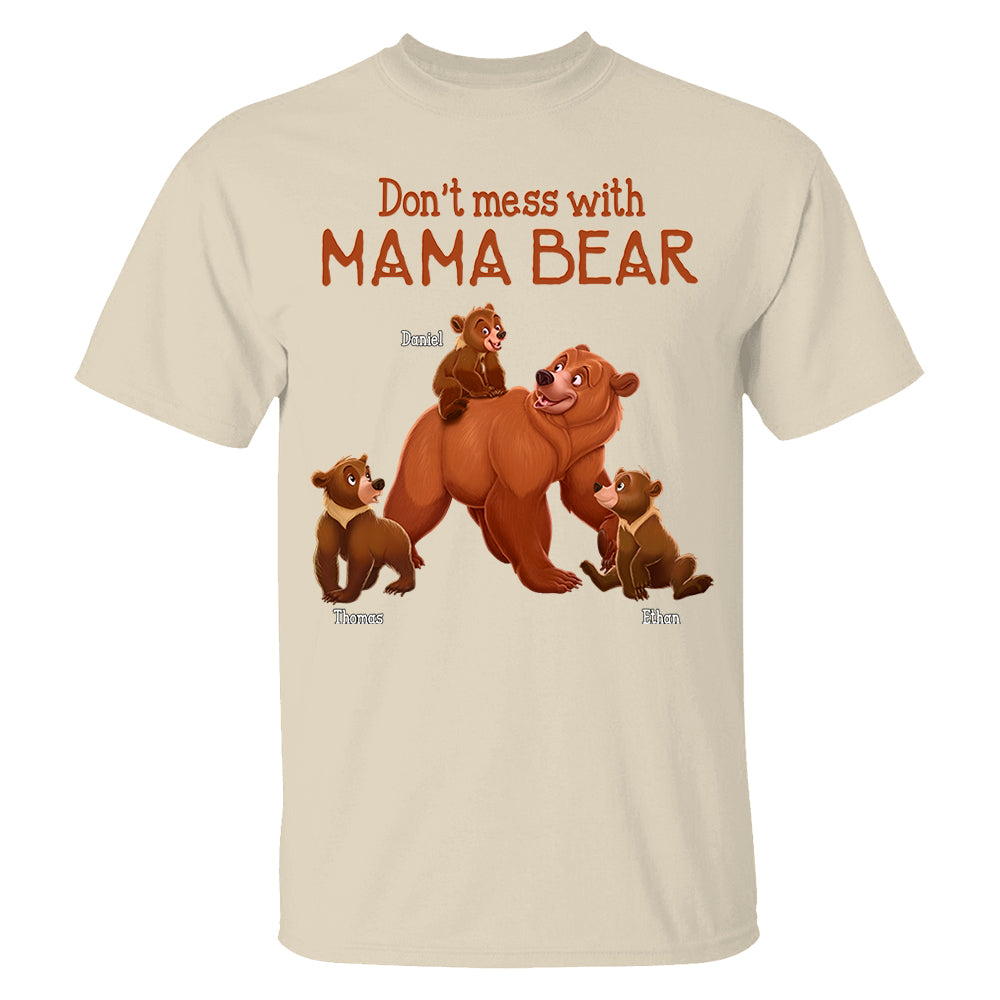 Don't Mess with Mama Bear - Personalized Shirt For Grandma Hv01