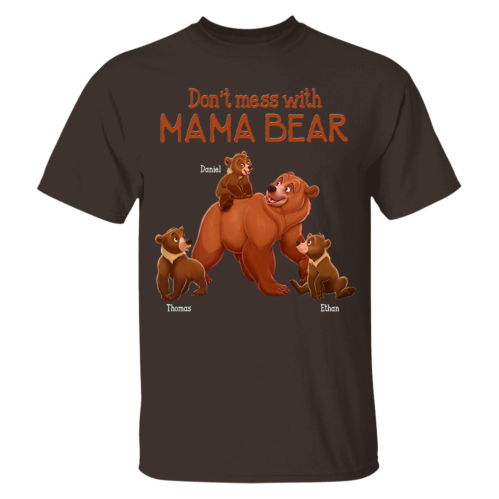 Don't Mess with Mama Bear - Personalized Shirt For Grandma Hv01